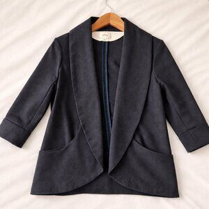 Wilfred Chevalier Blazer (Aritzia) – Black Crepe | Size 2